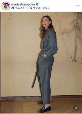 シャラポワさんのインスタグラム（＠mariasharapova）より