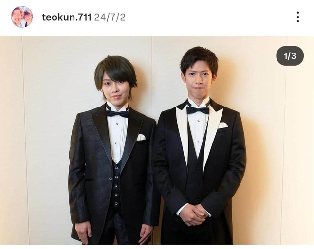 ☆イニ☆さん（左）とテオくん。テオくんのインスタグラム（＠teokun.711）より