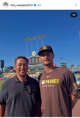 中島裕之さんのインスタグラム（＠hiro_nakajima0731）より