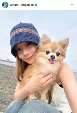 重盛さと美さんのインスタグラム（＠satomi_shigemori）より