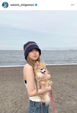 重盛さと美さんのインスタグラム（＠satomi_shigemori）より