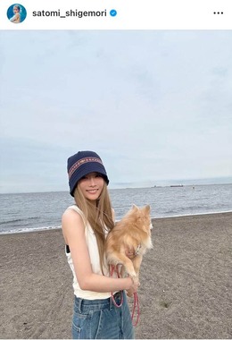 重盛さと美さんのインスタグラム（＠satomi_shigemori）より