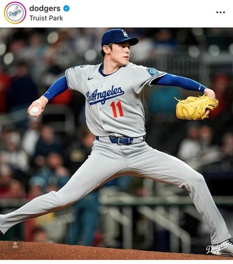 佐々木朗希投手（ドジャースインスタグラムより）