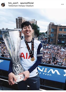 ソン・フンミン選手（クラブインスタグラムより）