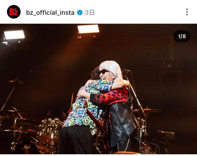 B’z公式インスタグラム（＠bz_official_insta）より