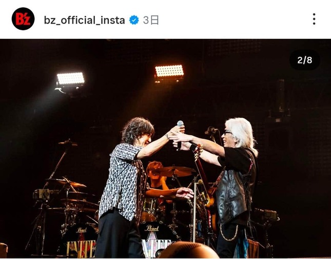 B’z公式インスタグラム（＠bz_official_insta）より