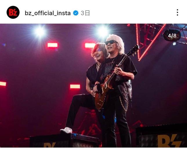 B’z公式インスタグラム（＠bz_official_insta）より