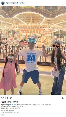 藤本敏史さんのインスタグラム（＠fujimooongram）より