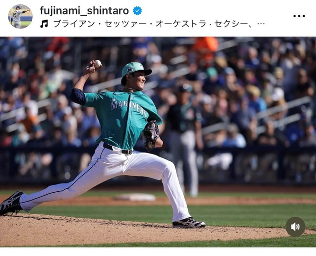 藤浪投手（本人インスタグラムより）