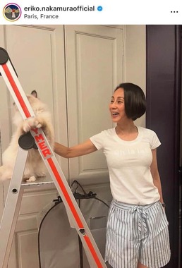 中村江里子さんのインスタグラム（＠eriko.nakamuraofficial）より