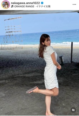 中川安奈さんのインスタグラム（＠nakagawa.anna1022）より