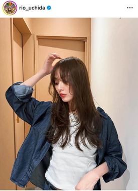 内田理央さんのインスタグラム（＠rio_uchida）より