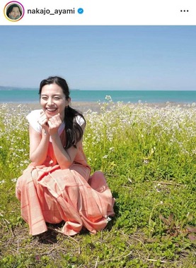 中条あやみさんのインスタグラム（＠nakajo_ayami）より