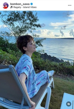 鈴木砂羽さんのインスタグラム（＠bombon_sawa）より