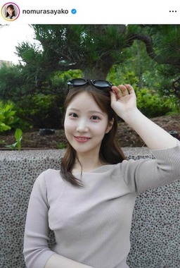 野村彩也子さんのインスタグラム（＠nomurasayako）より