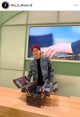 平野紫耀さんのインスタグラム（＠sho_h_desyo）より