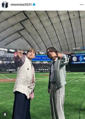 ケミストリーの公式インスタグラム（＠chemista2021）より