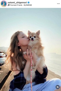 重盛さと美さんのインスタグラム（＠satomi_shigemori）より