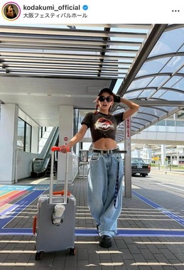 倖田來未さんのインスタグラム（＠kodakumi_official）より