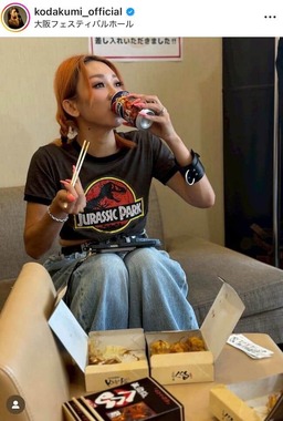 倖田來未さんのインスタグラム（＠kodakumi_official）より