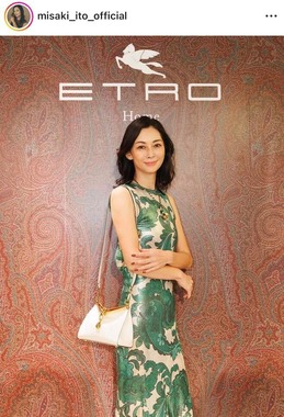 伊東美咲さんのインスタグラム（＠misaki_ito_official）より