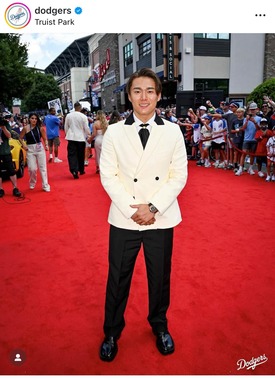 山本投手（ドジャースインスタグラムより）