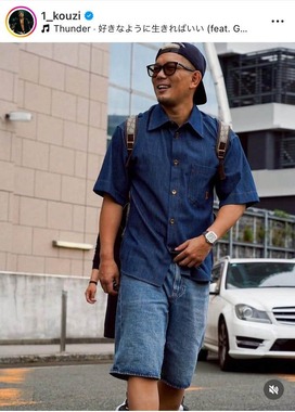 皇治選手のインスタグラム（＠1_kouzi）より