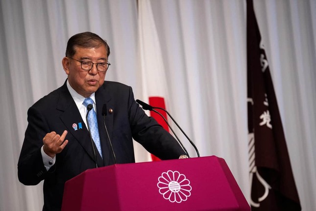 石破茂首相の続投宣言に党内からも批判が続出している（写真：代表撮影/ロイター/アフロ）