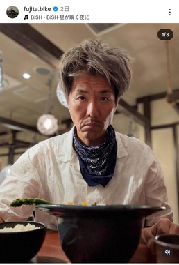 藤田憲右さんのインスタグラム（＠fujita.bike）より