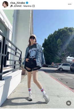 平子理沙さんのインスタグラム（＠risa_hirako）より
