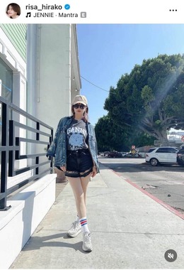 平子理沙さんのインスタグラム（＠risa_hirako）より
