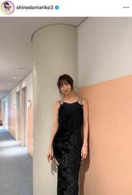 篠田麻里子さんのインスタグラム（＠shinodamariko3）より