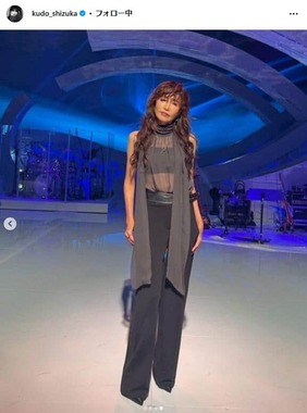 工藤静香さんのインスタグラム（＠kudo_shizuka）より