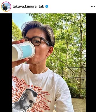木村拓哉さんのインスタグラム（＠takuya.kimura_tak）より