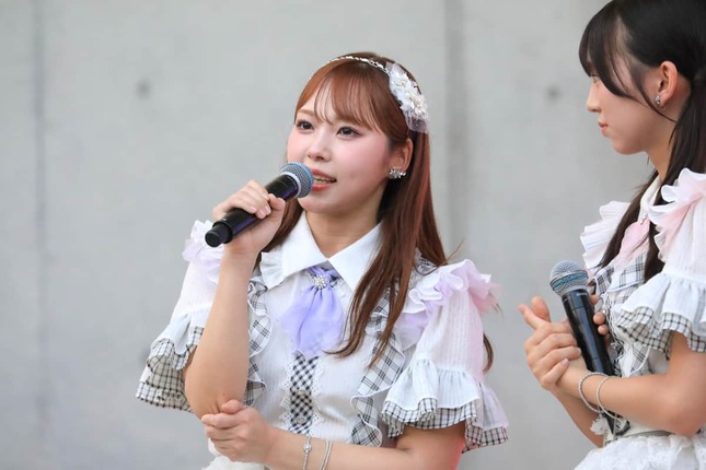 初めて選抜入りした山内祐奈さん。涙ながらに「頑張ってきたのは無駄ではなかった」などと話した