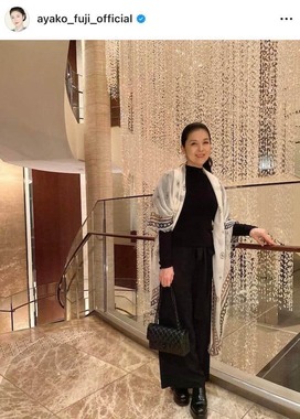藤あや子さんのインスタグラム（＠ayako_fuji_official）より
