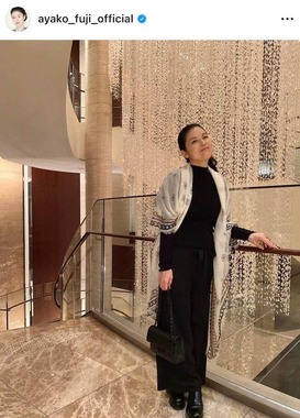 藤あや子さんのインスタグラム（＠ayako_fuji_official）より