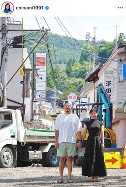 吉田知那美さんのインスタグラム（＠chinami1991）より