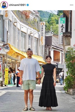 吉田知那美さんのインスタグラム（＠chinami1991）より