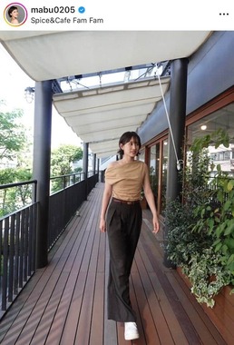 馬淵優佳さんのインスタグラム（＠mabu0205）より
