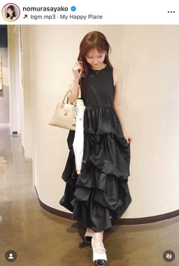 野村彩也子さんのインスタグラム（＠nomurasayako）より