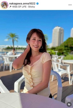中川安奈さんのインスタグラム（＠nakagawa.anna1022）より