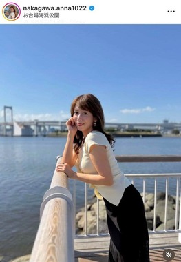 中川安奈さんのインスタグラム（＠nakagawa.anna1022）より