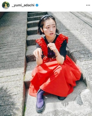安達祐実さんのインスタグラム（＠_yumi_adachi）より
