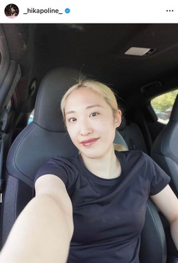 森ひかる選手のインスタグラム（＠_hikapoline_）より