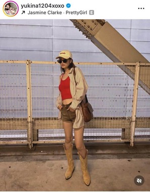 木下優樹菜さんのインスタグラム（＠yukina1204xoxo）より