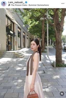 阿部なつきさんのインスタグラム（＠i.am_natsuki_）より