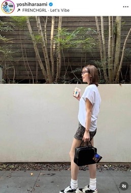 良原安美さんのインスタグラム（＠yoshiharaami）より