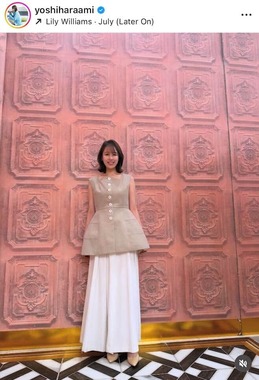 良原安美さんのインスタグラム（＠yoshiharaami）より