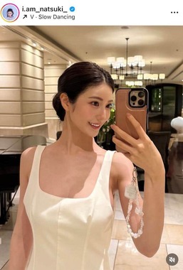 阿部なつきさんのインスタグラム（＠i.am_natsuki_）より